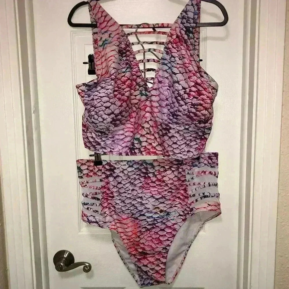 Mermaid Scales Two-Piece Swimsuit - Picture 9 of 10